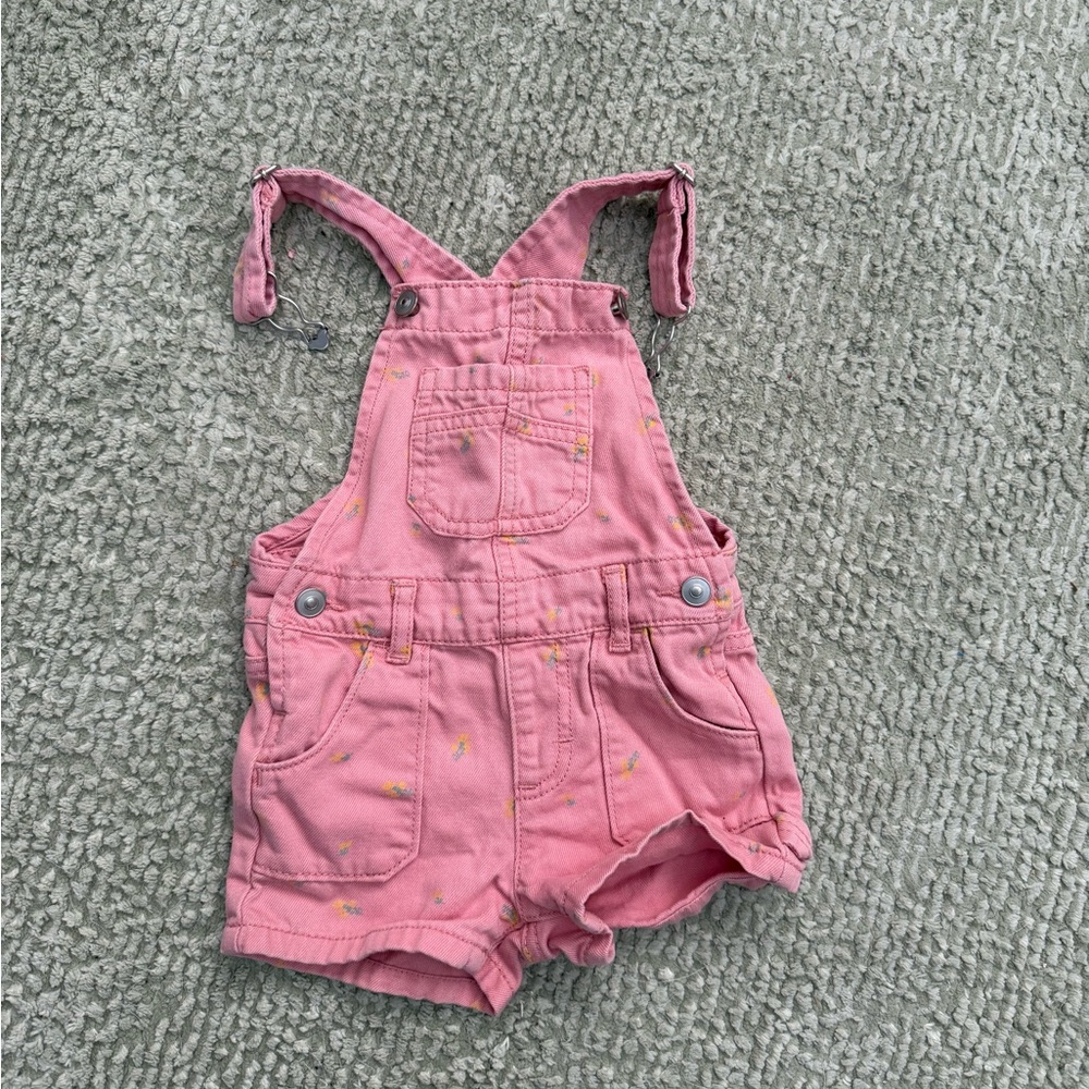 Wonder Nation Light Pink Kids Overalls